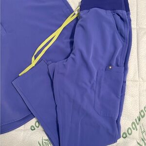 Figs Blueberry High Wasted Yola Pants Tall